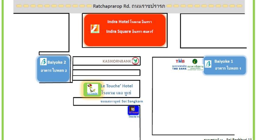 Le Touche Hotel Банкок Екстериор снимка